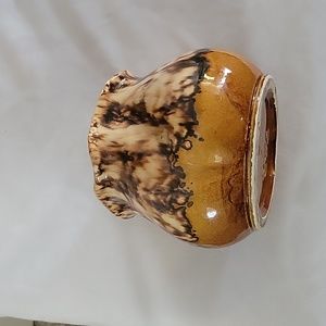 Brown Drip Glaze Small Planter